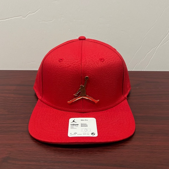 Jordan Accessories Jordan Nike Pro Hat Dc368 687 Red Gold Poshmark